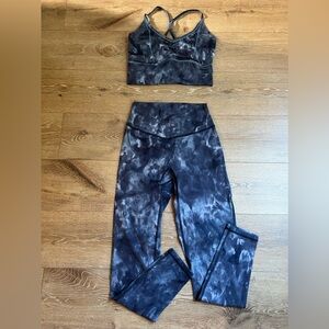 GYMSHARK Elevate Leggings & Longline Sports Bra Set